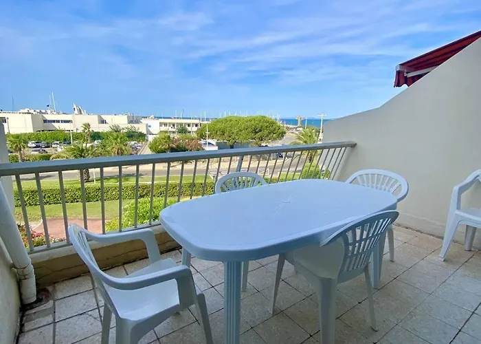 Port Camargue - 4 Personnes Vue Sur - 2 Terrasses - Parking דירה